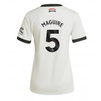 Camiseta Manchester United Harry Maguire #5 Tercera Equipación Replica 2024-25 para mujer mangas cortas